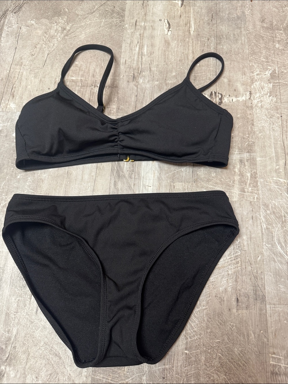 Shade & Shore black Two-Piece Swim Set - Classic Bikini size XS/S small extra sm